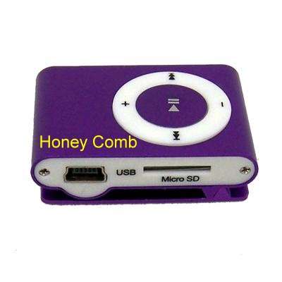 Mini Metal MP3 Player PURPLE
