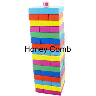 Toy Wiss 54 piece wooden block set.