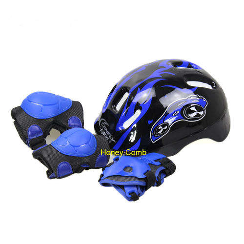 KIDS PROTECTION GUARDS HELMET ~ KNEE ~ ELBOW PADS. PINK, BLUE, BLACK & RED !!! CHOOSE YOUR COLOR !
