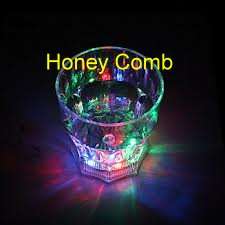 LED flashing Whiskey Plastic Glasses.