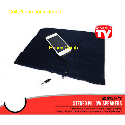 Stereo Pillow Speakers. Lay listening to the music you enjoy!