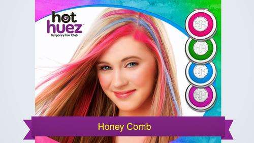 Hair Chalk Hot Huez. Eye Popping Color for Instant Glamorous Fun !!