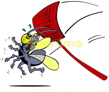 Electronic Fly / Mosquito Swatter. It really works !!! New rechargable...