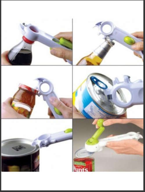 6 way opener.....bottle, tin multi opener.