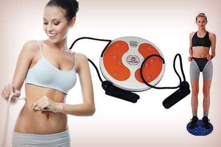 waist twisting disc with rope