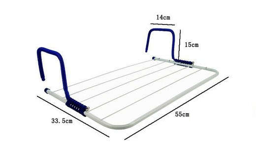 Adjustable Indoor Outdoor Over the Door Drying Rack
