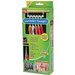 Wonder Hanger Triple your closet space and keep your clothes organized in 1-2-3!