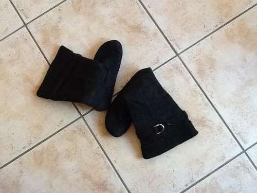 Black boots