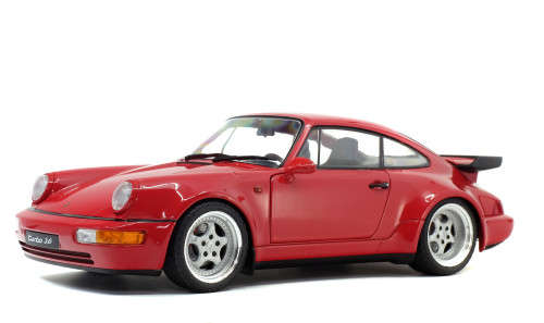 1:18 1990  PORSCHE 911 (964) TURBO 3.6  ROUGE INDIEN
