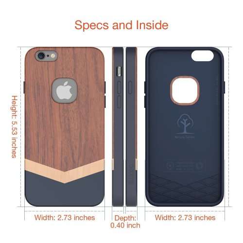 Slicoo Wooden Case for iPhone 6/6s  Chevron