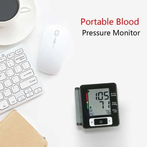 Clinical LCD automatic wrist blood pressure monitor