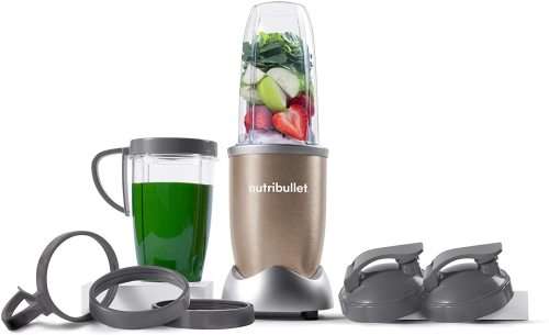 NutriBullet Pro - 13-Piece High-Speed Blender/Mixer - Recipe Book Included (900 Watts)