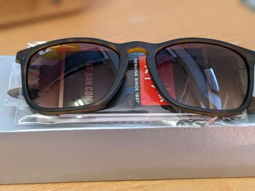 Ray-Ban Rb4187f Chris Asian Fit Square Sunglasses