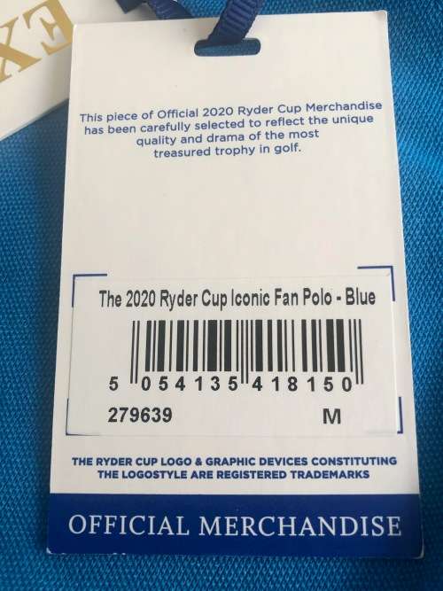 Ryder Cup 2020 - Team Europe - Golf shirt - Medium