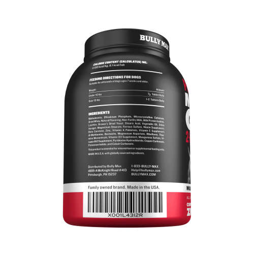 Bully Max Dog Muscle Supplement - 60 Tables - lasts upt o 2 months