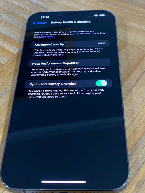 iPhone 13 Pro Max 256gb - Silver - Battery health 96% - Open to all networks