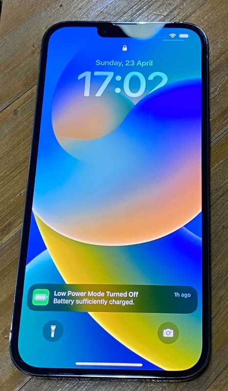 iPhone 13 Pro Max 256gb - Silver - Battery health 96% - Open to all networks