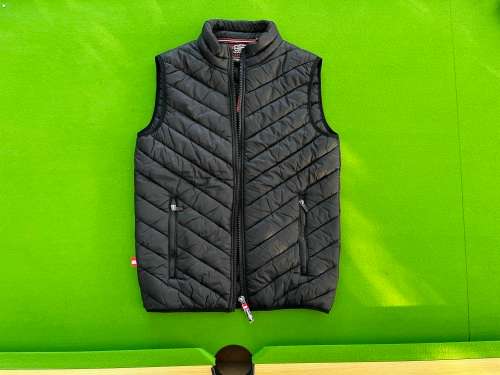 Swagg mens sleeveless puffer jacket - Black - XS