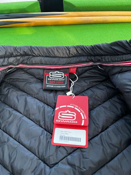 Swagg mens sleeveless puffer jacket - Black - XS
