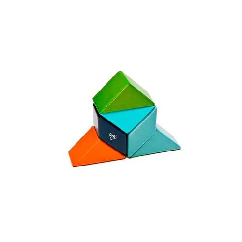 Tegu magnetic wooden blocks - 6 Piece - Blues