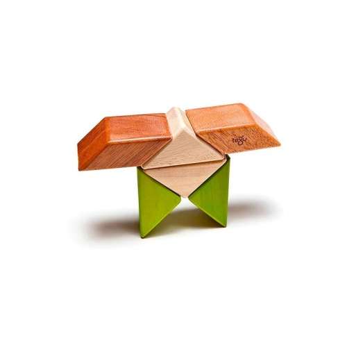 Tegu magnetic wooden blocks - 6 Piece - Blues
