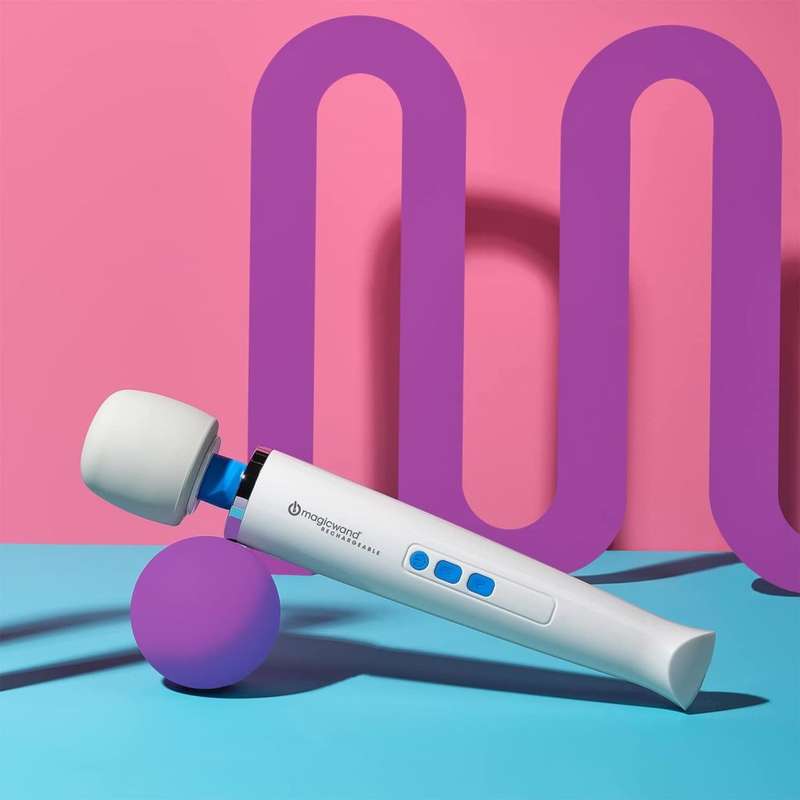 Magic Wand Massager Rechargeable HV-270  Cordless Multi-Function Variable-Speed with Soft Silicone