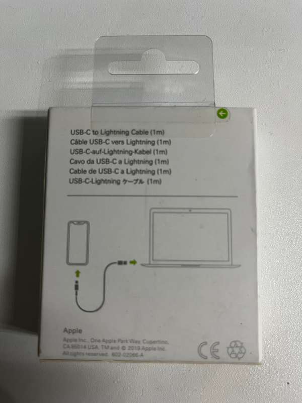 USB-C to lightning cable