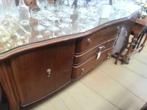 Imbuya Sideboard with Glass top