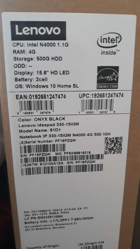 Brand New Lenovo Laptop