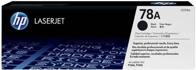 Genuine HP 78A Black LaserJet Toner Cartridges (CE278AF)