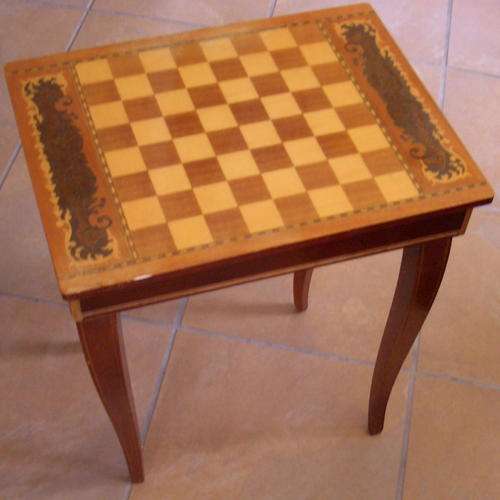 Antique Italian Inlaid Table Music Box