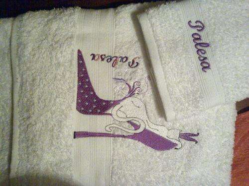 Personalized your own Embroided Towel Set