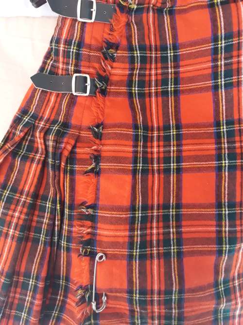 Royal Stewart tartan kilt
