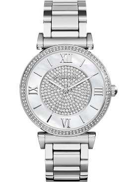 Michael Kors (3355) Woman's Silver Stainless Steel Watch - FREE COURIER