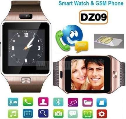 DZ09 Gold Smart GSM Mobile Phone Wrist Watch