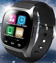 M26 Sports Black Wrist Smart Watch, Anti-Theft,Bluetooth 4.0, Hands-Free for Android Phone iPhone
