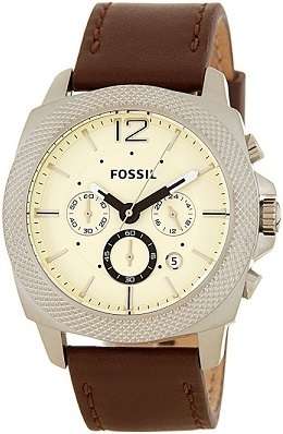 Fossil Men's Privateer Brown Leather Quartz Watch - BQ1732 - SUPER DEAL !!