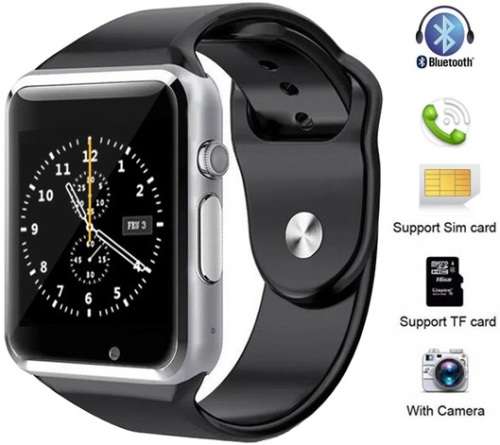 GT08  Silver Smart GSM Phone Watch - Sim/Memory Card - Camera - Buy 5 get 1 extra watch FREE !