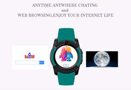V8 Proffesional Smart Watch - Light Grey
