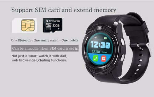 V8 Proffesional Smart Watch - Light Grey