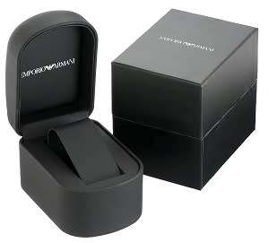 EMPORIO ARMANI Men's Sportivo Brown Leather Quartz Watch