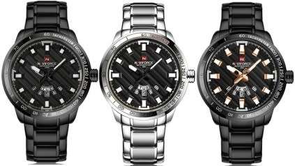 NAVIFORCE Men's Sports Stainless Steel Watch l 3 Models Available