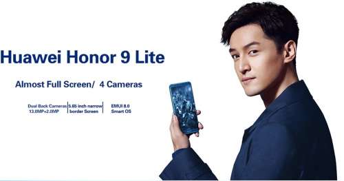 HUAWEI Honor 9 Lite - 3GB RAM I 32GB ROM - 13MP - 4 Cameras - FHD Screen - FREE Phone + Screen Cover