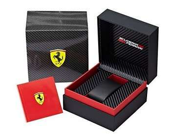 FERRARI SCUDERIA XX Kers Black Silicone Mens Watch - BRAND NEW