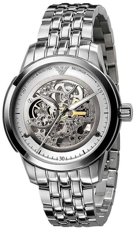 ## Brand New ## Emporio Armani Mens Mechanico Automatic Watch  ## Extremely Stylish ##
