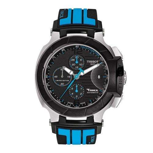 ## NEW ARRIVAL ##  TISSOT T-RACE BLACK & BLUE MENS WATCH - BREATHTAKING !!