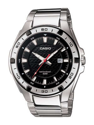 ## NEW ARRIVAL ##  BRAND NEW - CASIO Mens Silver Stainless-Steel Quartz Watch