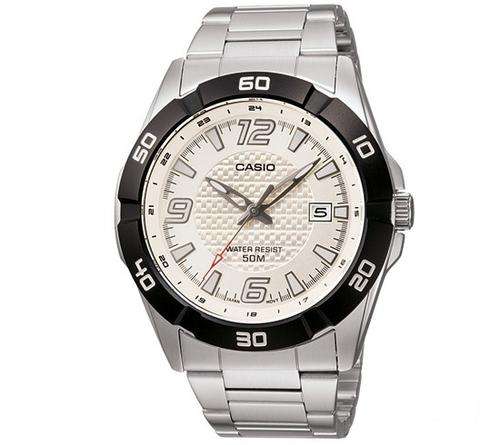 ## NEW ARRIVAL ##  BRAND NEW - CASIO Mens Silver Stainless-Steel Quartz Watch