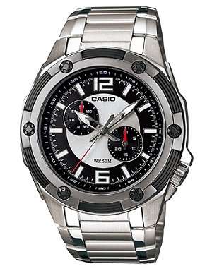 ## NEW ARRIVAL ##  BRAND NEW - CASIO Mens Silver Stainless-Steel Quartz Watch
