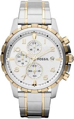 ## NEW ARRIVAL ##  BRAND NEW - FOSSIL Men's Stainless Steel Chronograph Watch - Upper Class !!
